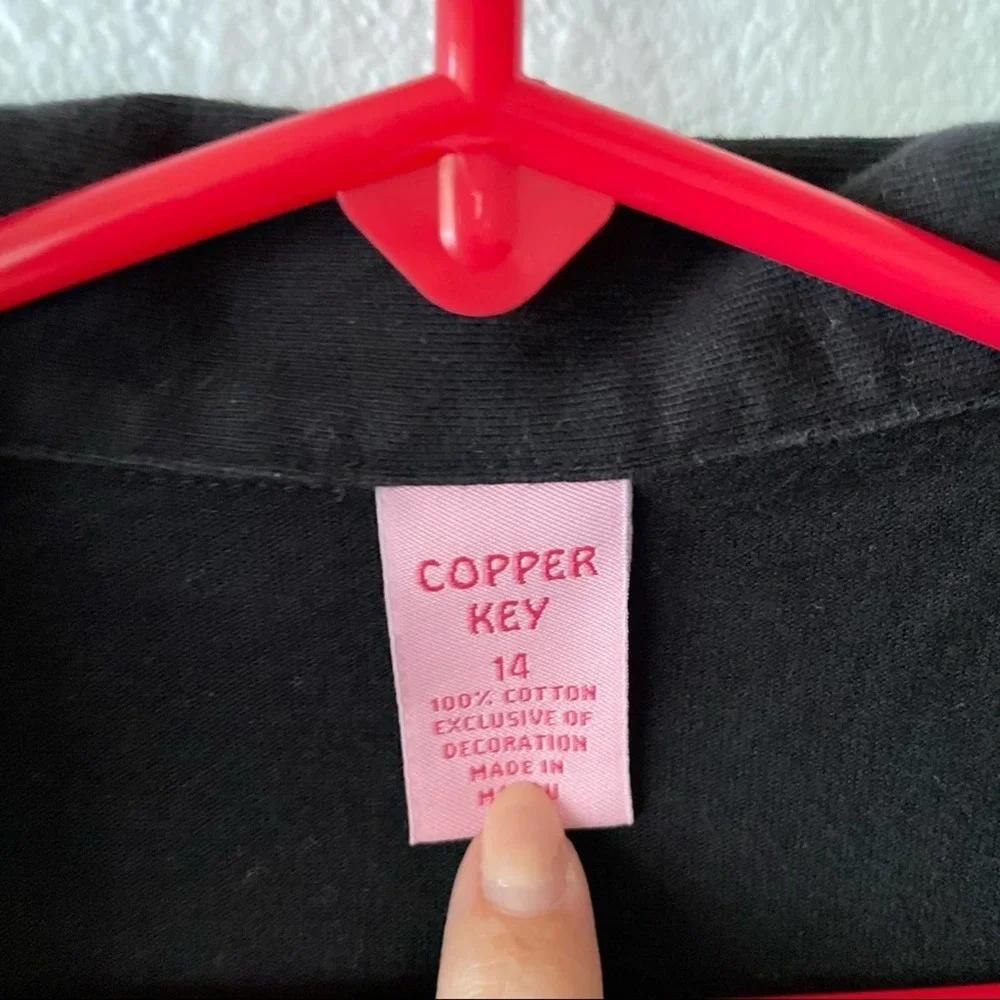Copper Key Collared Tee